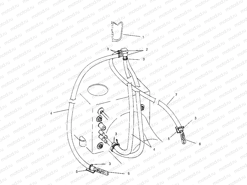 WATER SIPHON SL 650 B954058 (4930483048B008) | WATER SIPHON SL 650 B954058 (4930483048B008)
