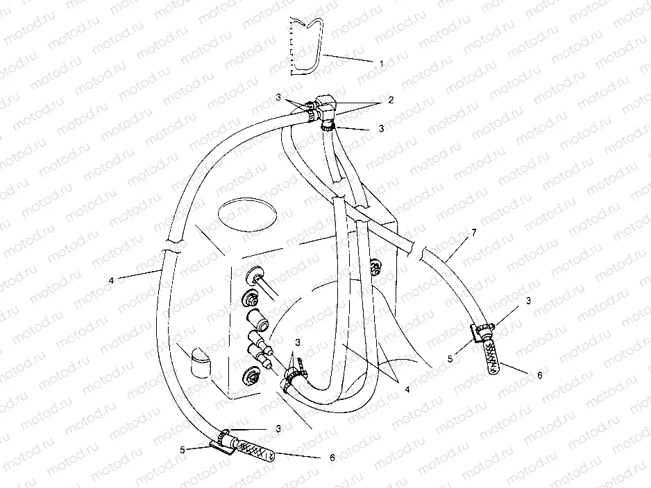 WATER SIPHON SL 650 STD B954358 (4932923292B008) | WATER SIPHON SL 650 STD B954358 (4932923292B008)
