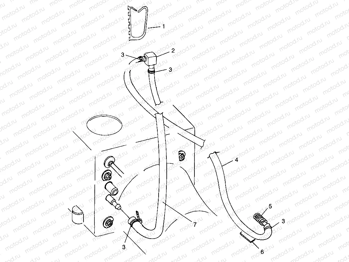 WATER SIPHON SL 700 B964066 and  Intl. SL 700 I964066 (4935633563B010) | WATER SIPHON SL 700 B964066 and  Intl. SL 700 I964066 (4935633563B010)