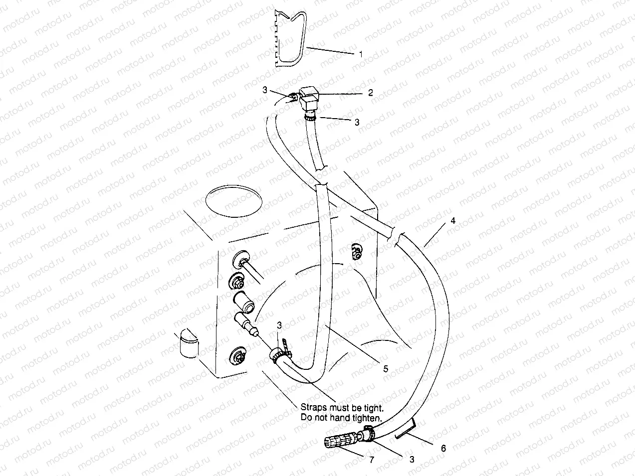 WATER SIPHON SLX 780 B964287 and Intl. SLX 780 I964287 (4937443744B009) | WATER SIPHON SLX 780 B964287 and Intl. SLX 780 I964287 (4937443744B009)
