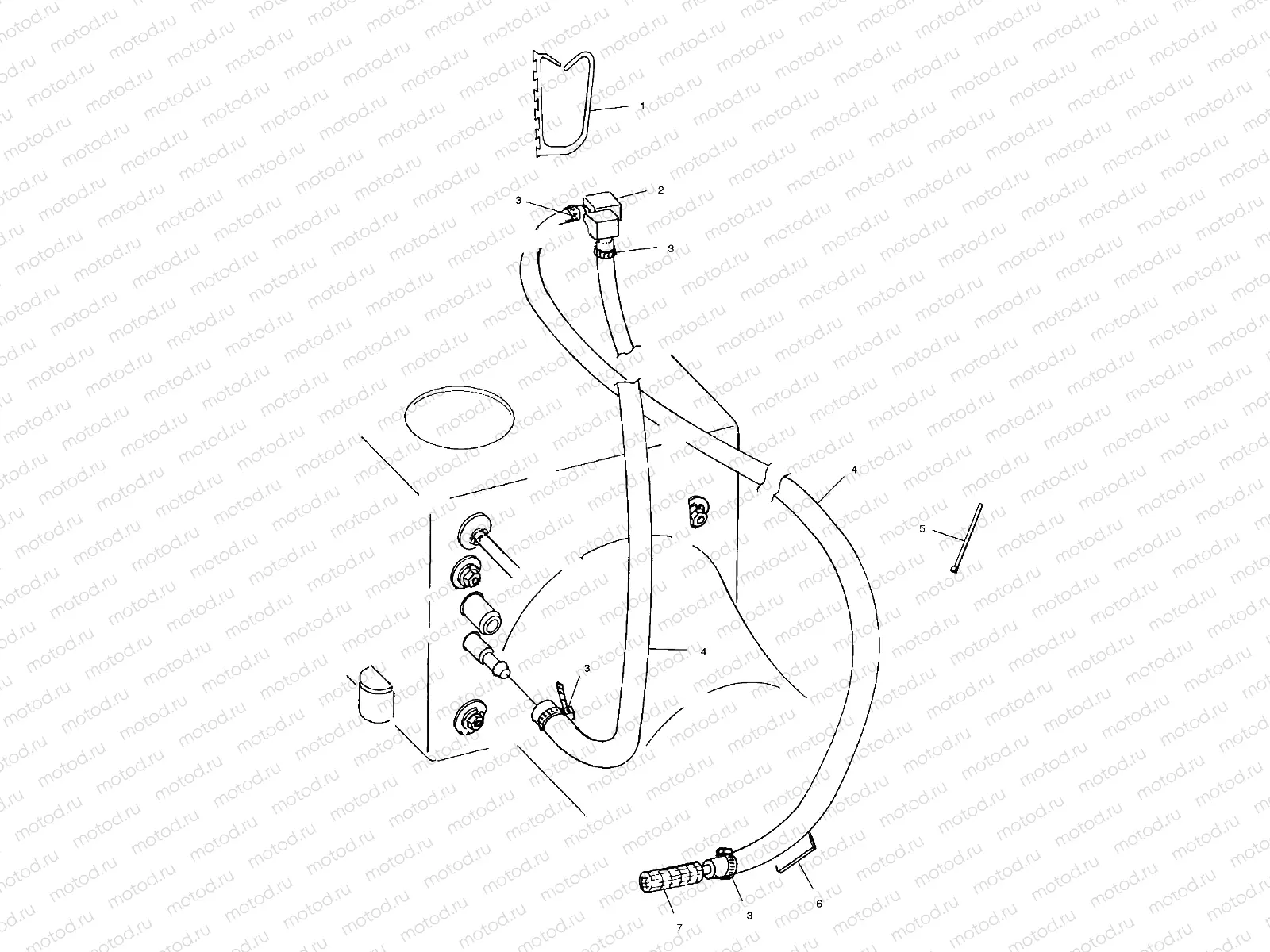 WATER SIPHON - W014999D (4964886488B012) | WATER SIPHON - W014999D (4964886488B012)