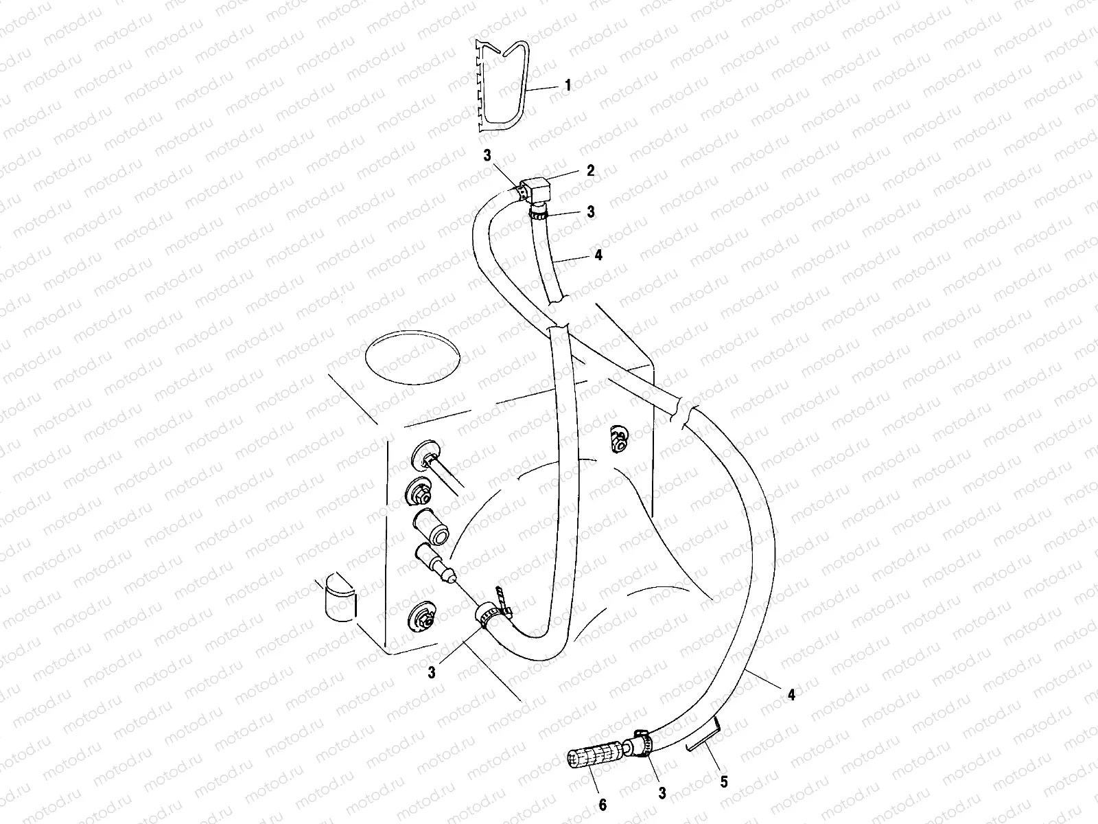 WATER SIPHON - W015098D (4964876487B010) | WATER SIPHON - W015098D (4964876487B010)