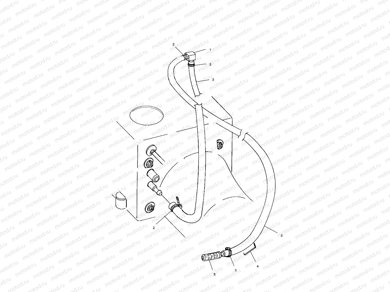 WATER SIPHON - W035098CA/W035098IA (4981028102B10) | WATER SIPHON - W035098CA/W035098IA (4981028102B10)