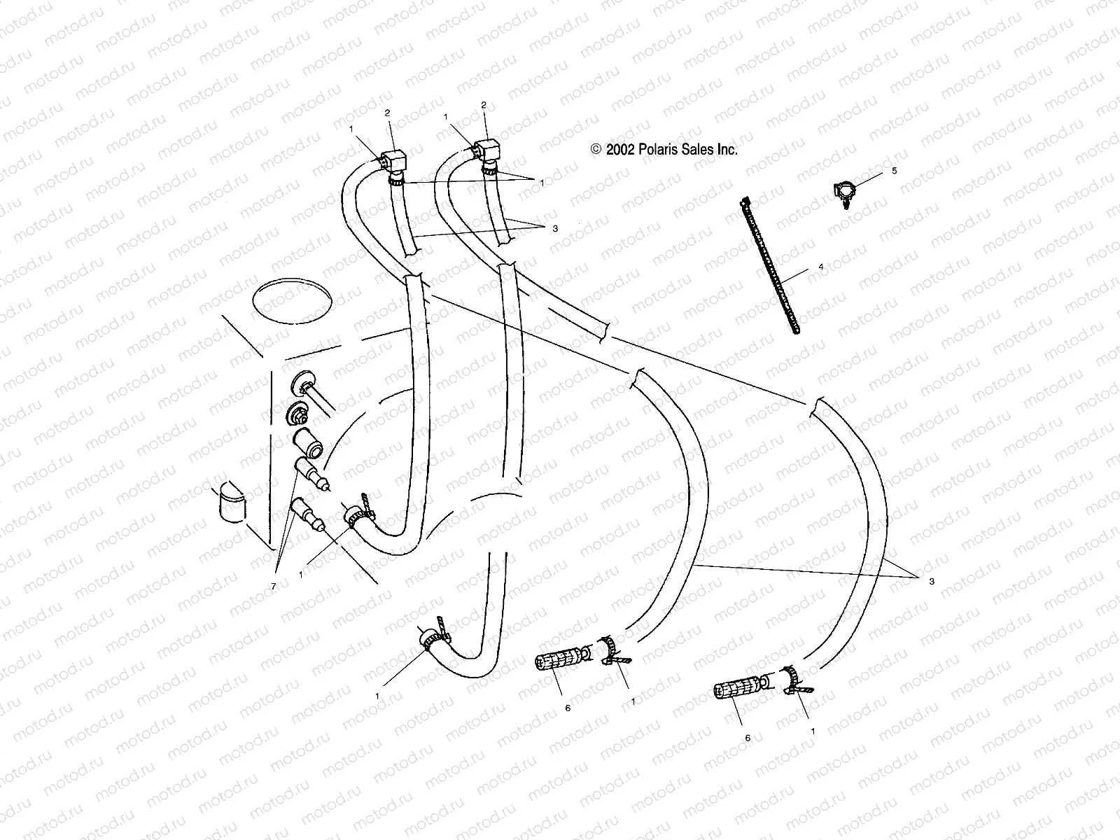 WATER SIPHON - W035303CA/CB/IA/IB (4981068106B05) | WATER SIPHON - W035303CA/CB/IA/IB (4981068106B05)