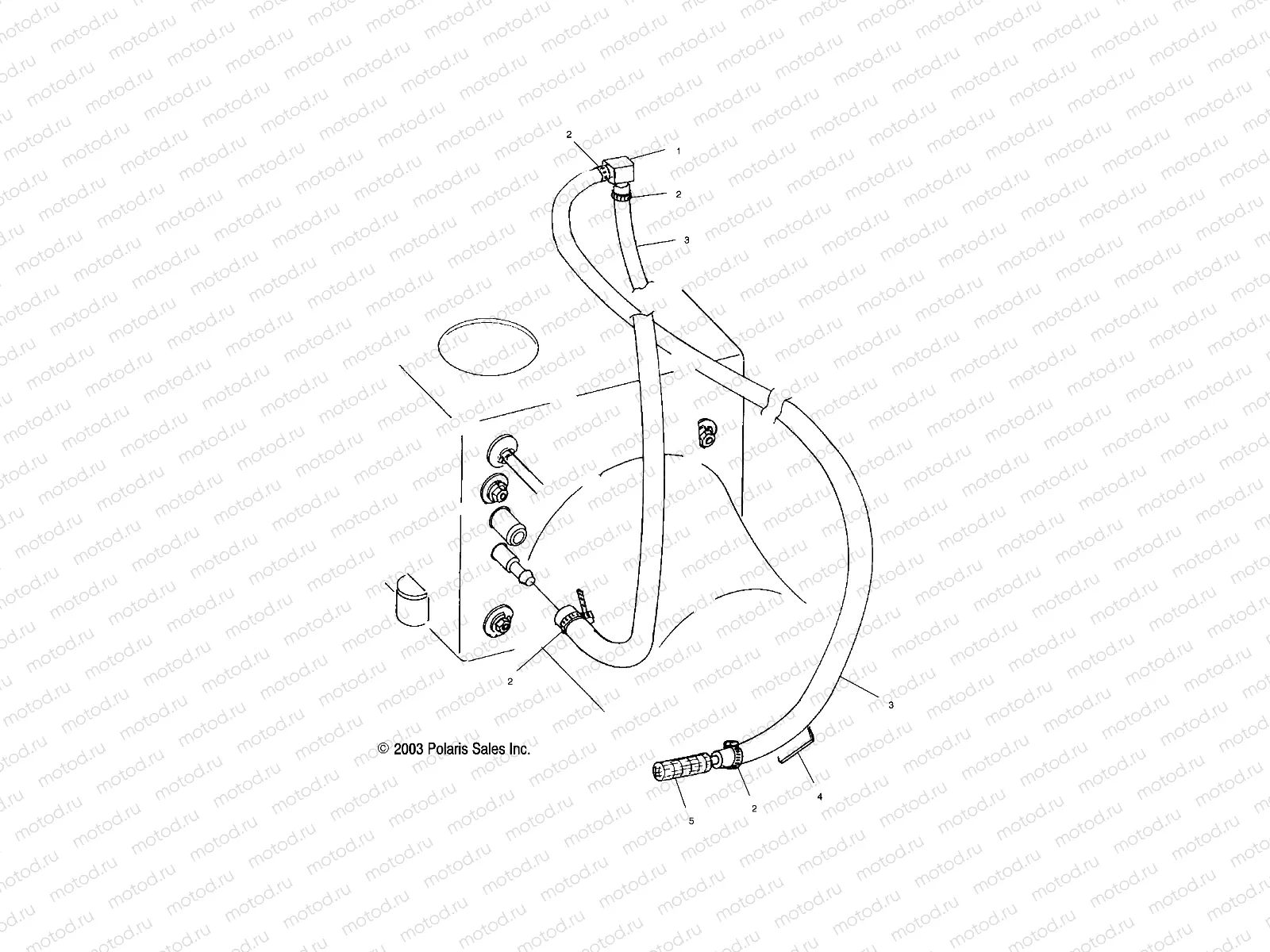 WATER SIPHON - W045098CA/IA (4990459045B10) | WATER SIPHON - W045098CA/IA (4990459045B10)