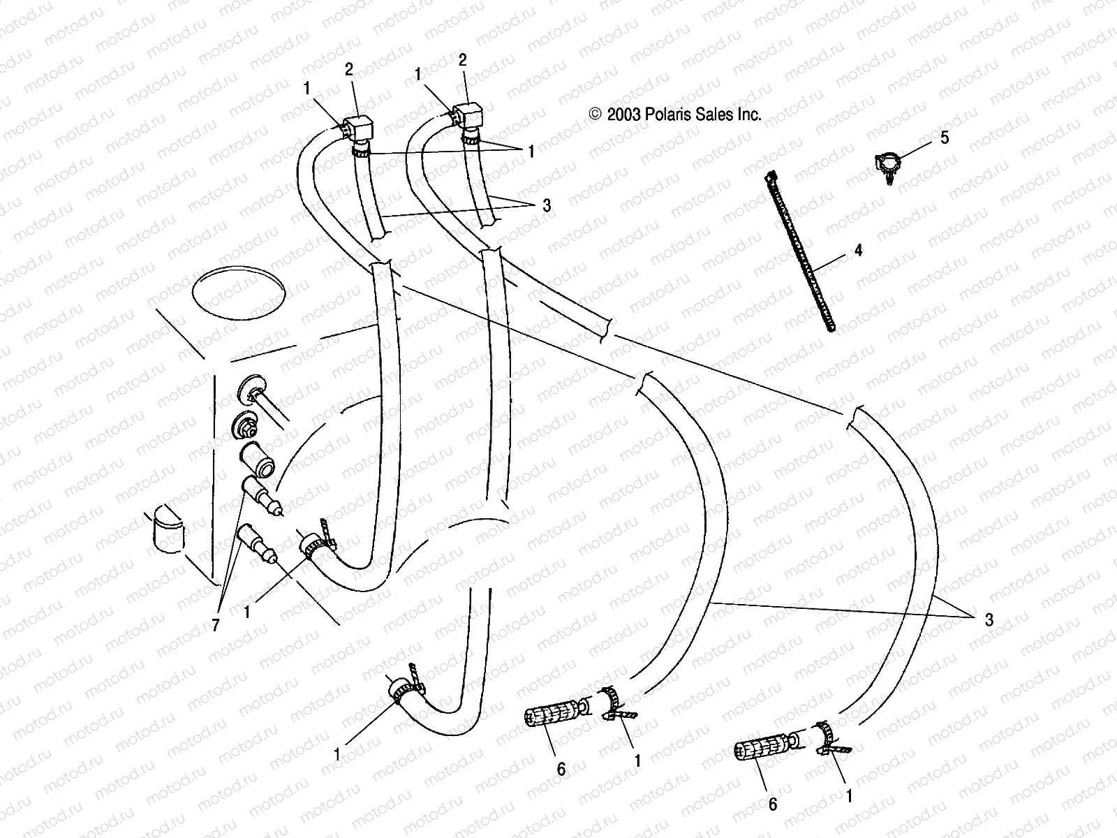 WATER SIPHON - W045303CA/IA (4990539053B05) | WATER SIPHON - W045303CA/IA (4990539053B05)