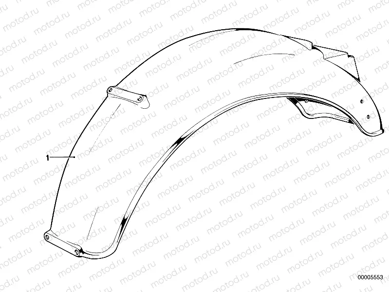 Wheel cover, rear