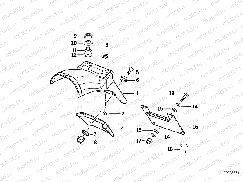 Wheel cover,rear, license plate frame