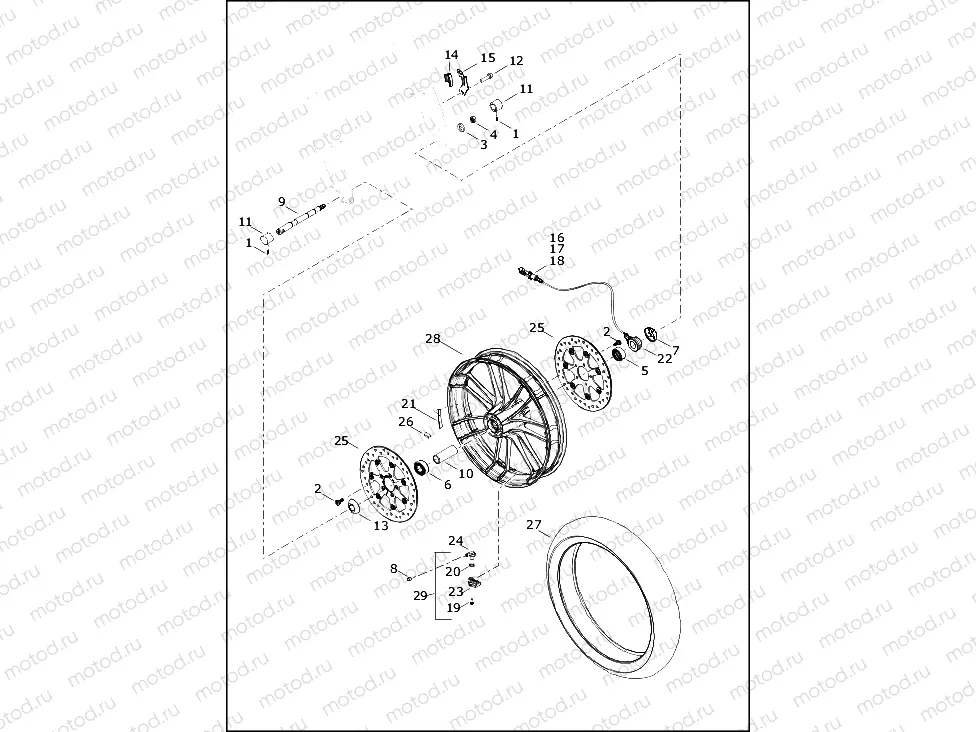 WHEEL, FRONT