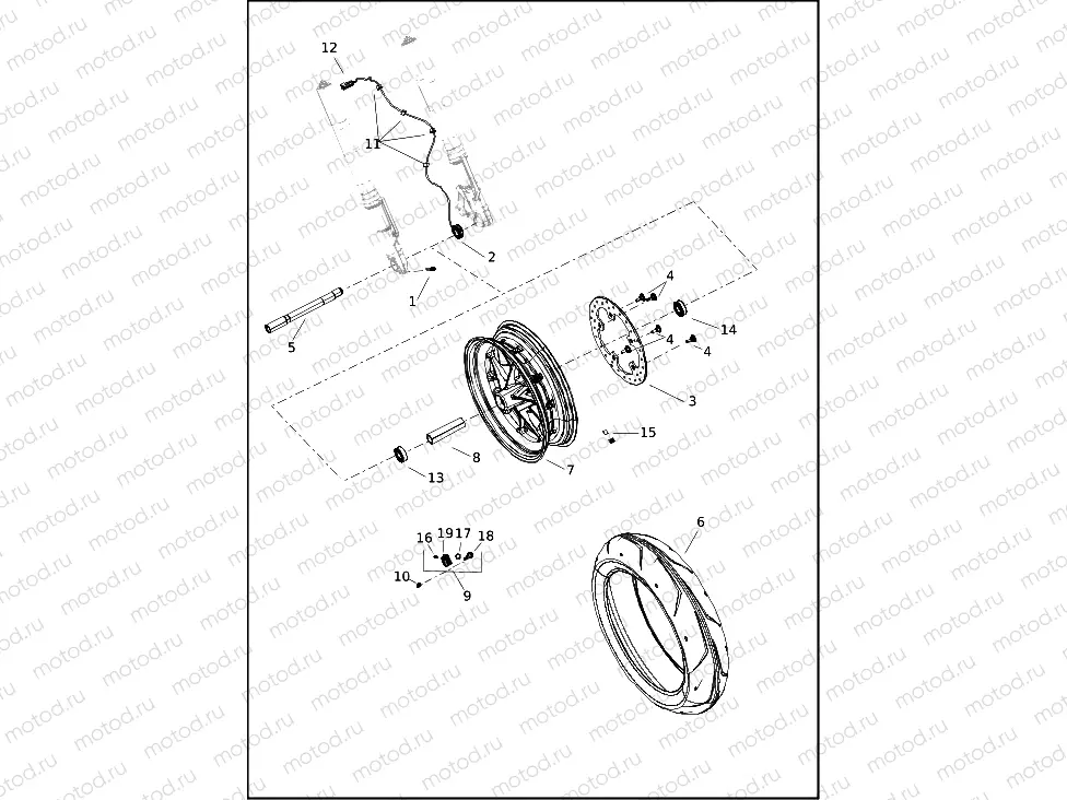 WHEEL, FRONT