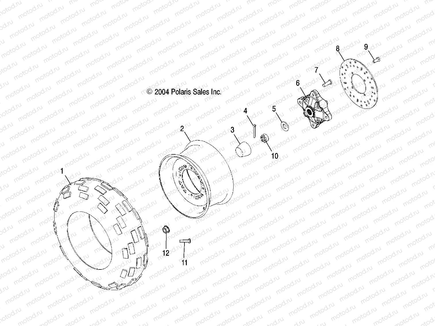WHEEL | WHEEL, FRONT - A05MH68AP (4999609960C05)