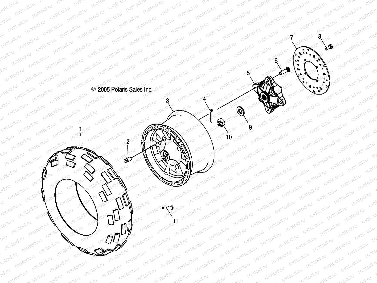WHEEL | WHEEL, FRONT - A05MH76AU/AW (4999200299920029C01)
