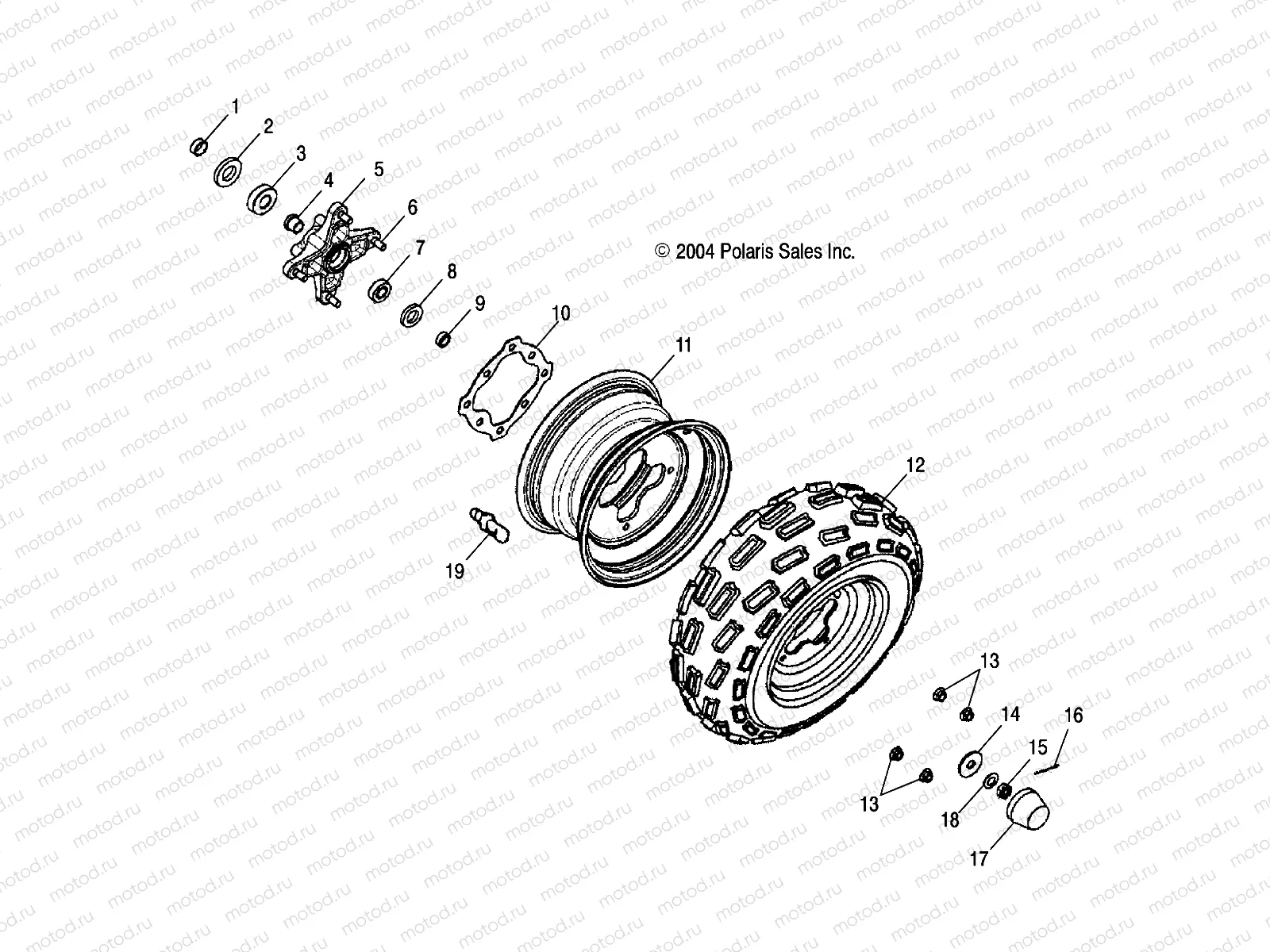 WHEEL | WHEEL, FRONT - A05PB20AA/AB/AC/AD (4999709970B12)