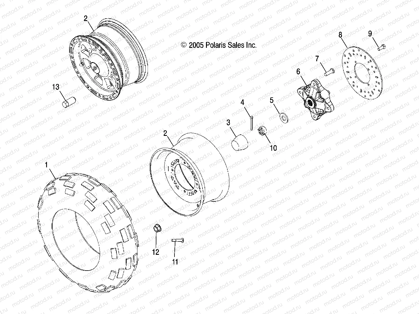 WHEEL | WHEEL, FRONT - A06MH68AQ/AT/AX/AY/AZ (4999200229920022B14)