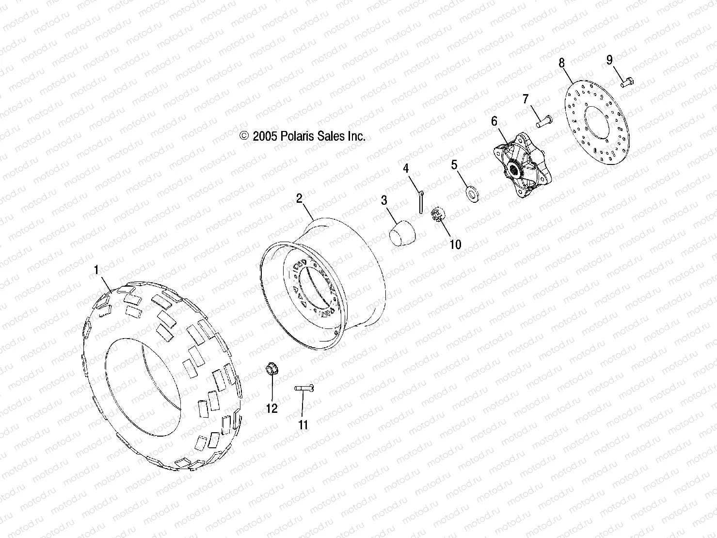 WHEEL | WHEEL, FRONT - A07MH76AQ/AX/AY/AZ/MN76AT (4999200299920029B14)