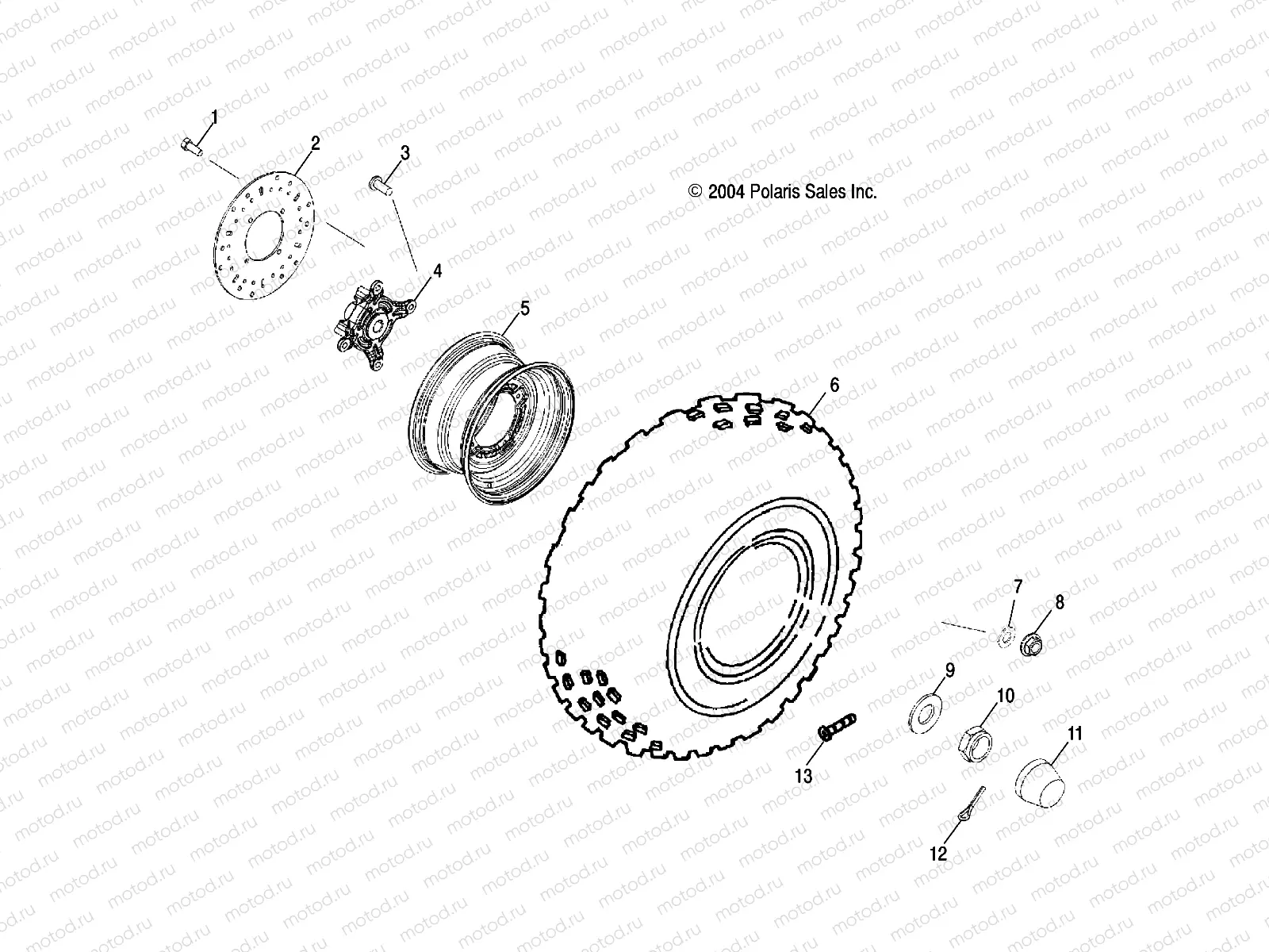 WHEEL | WHEEL, FRONT - R05RD68AA/AB (4998269826B12)