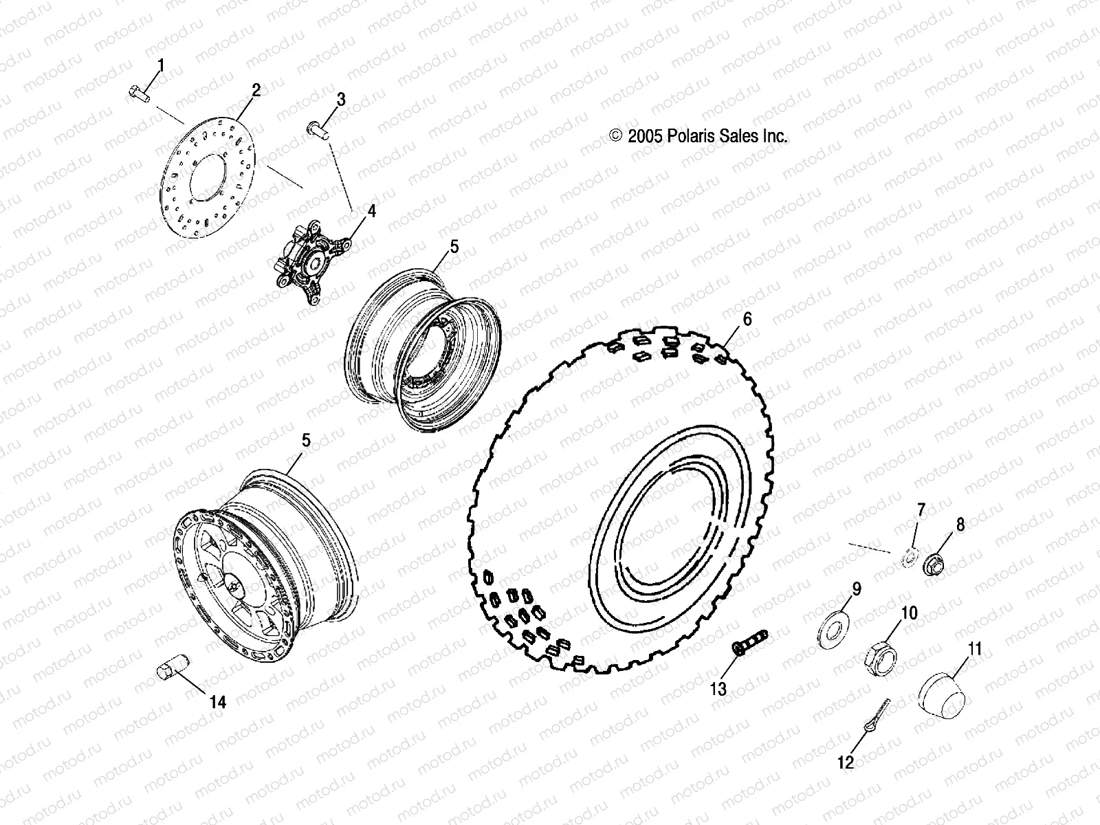 WHEEL | WHEEL, FRONT - R06RD68AA/AB/AC/AD/AE/AF (4999202219920221B12)