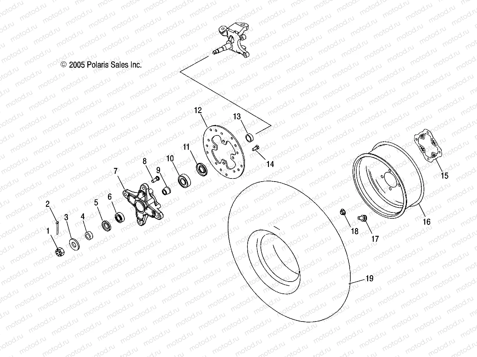 WHEEL | WHEEL, HUB, FRONT and WHEEL, FRONT - A07GJ50AA/AB/AC (4999201849920184B04)