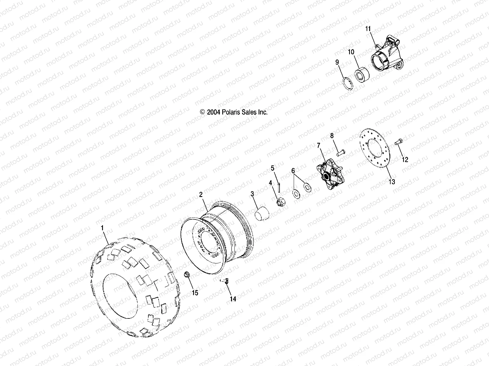 WHEEL | WHEEL, REAR - A05MH68AP (4999609960D01)