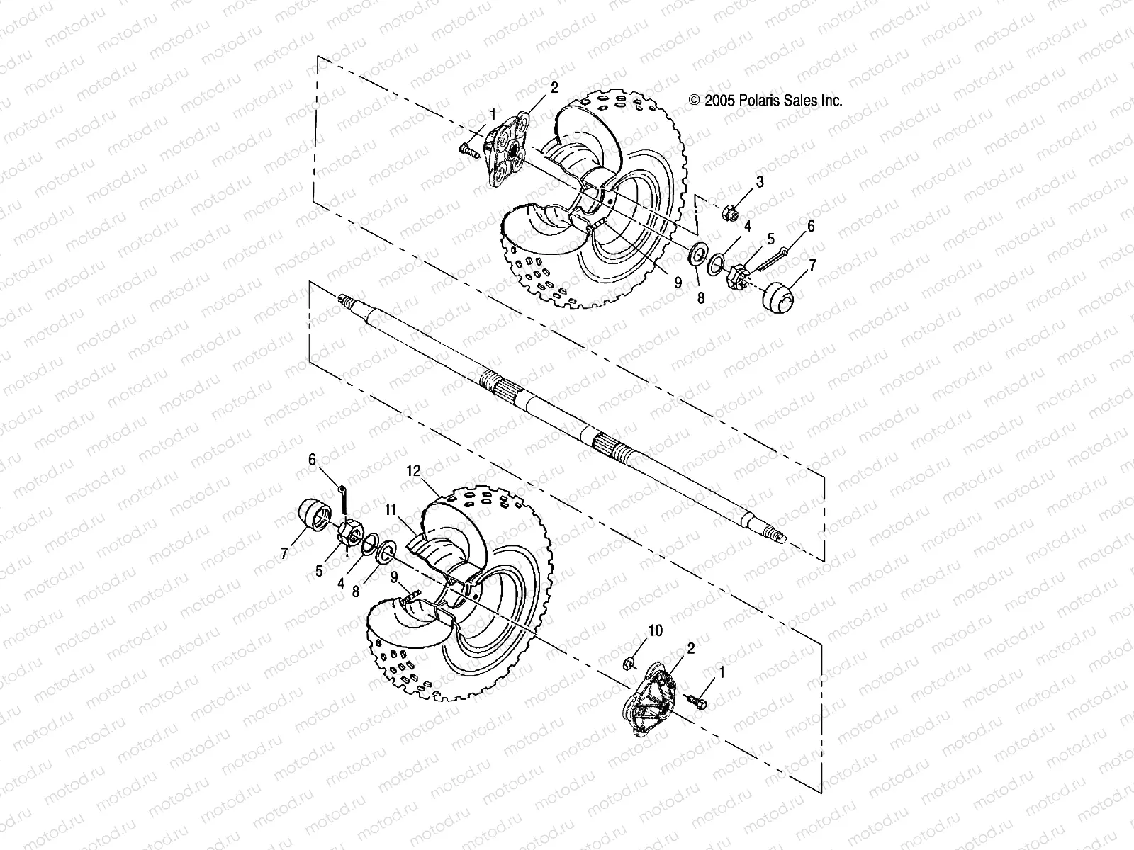 WHEEL | WHEEL, REAR - A06BG50AA/FA (4999201499920149B08)