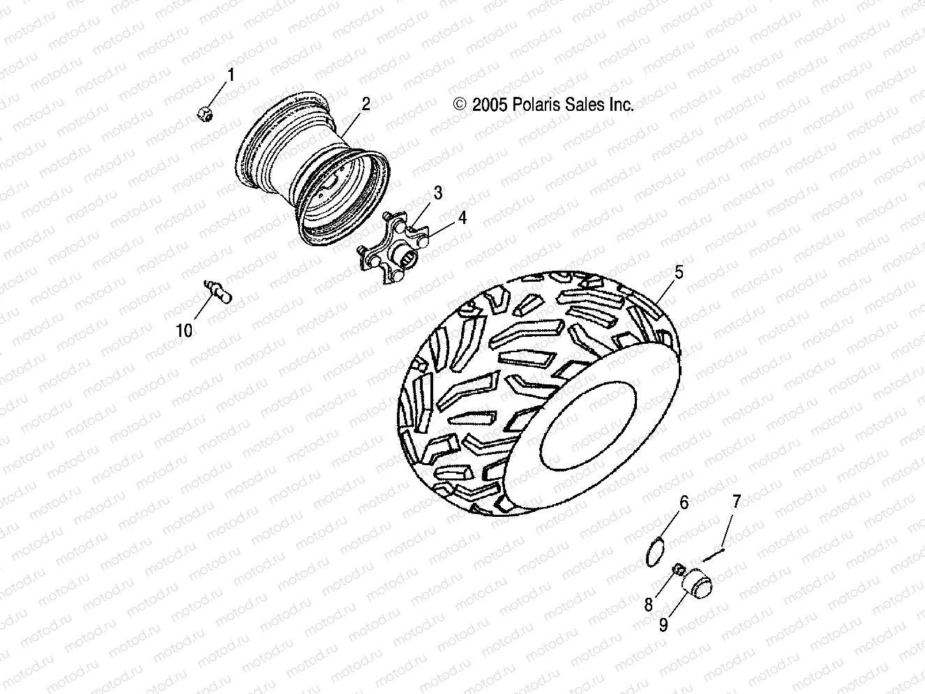 WHEEL | WHEEL, REAR - A06SB20AA/AB (4999202799920279B11)