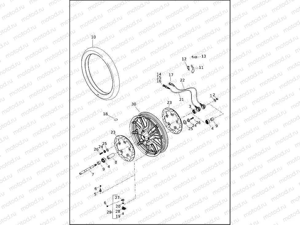 WHEELS, FRONT (1 OF 2)