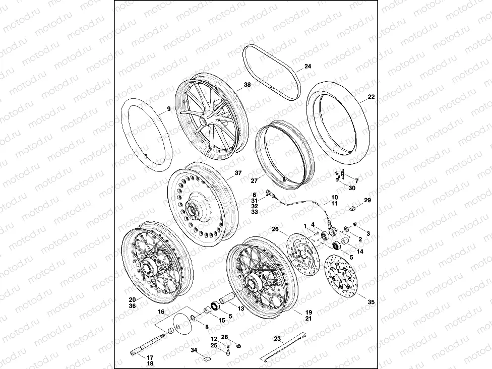 WHEELS, FRONT (2 OF 2)