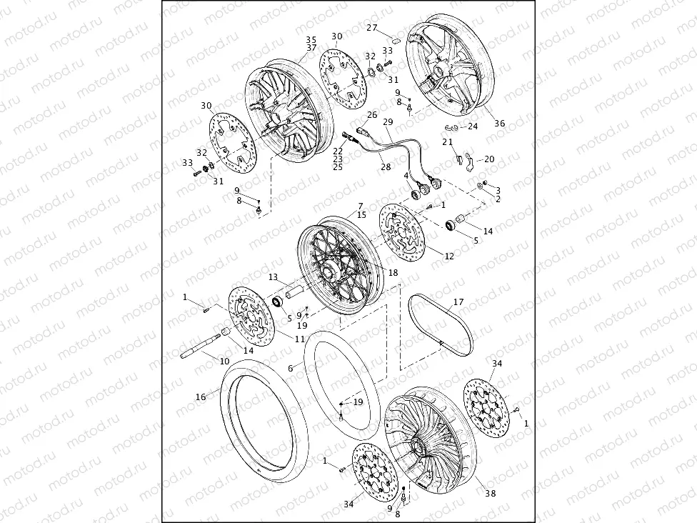 WHEELS, FRONT (2 OF 2)