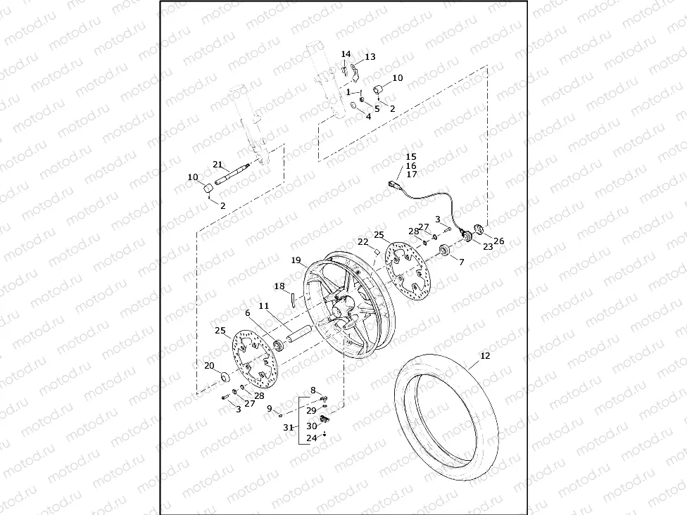 WHEELS, FRONT