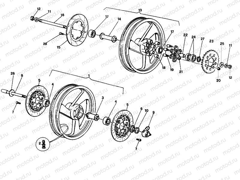 WHEELS » FRONT WHEEL