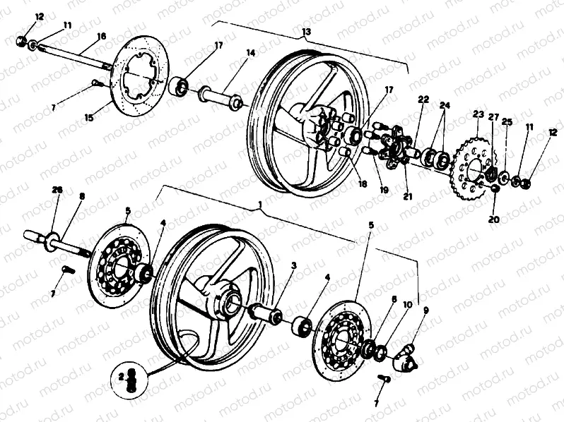 WHEELS » FRONT WHEEL