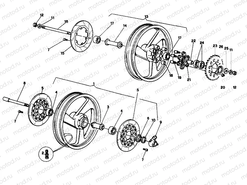 WHEELS » FRONT WHEEL