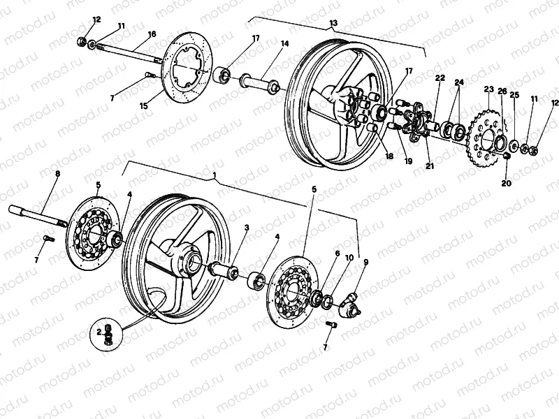 WHEELS » FRONT WHEEL