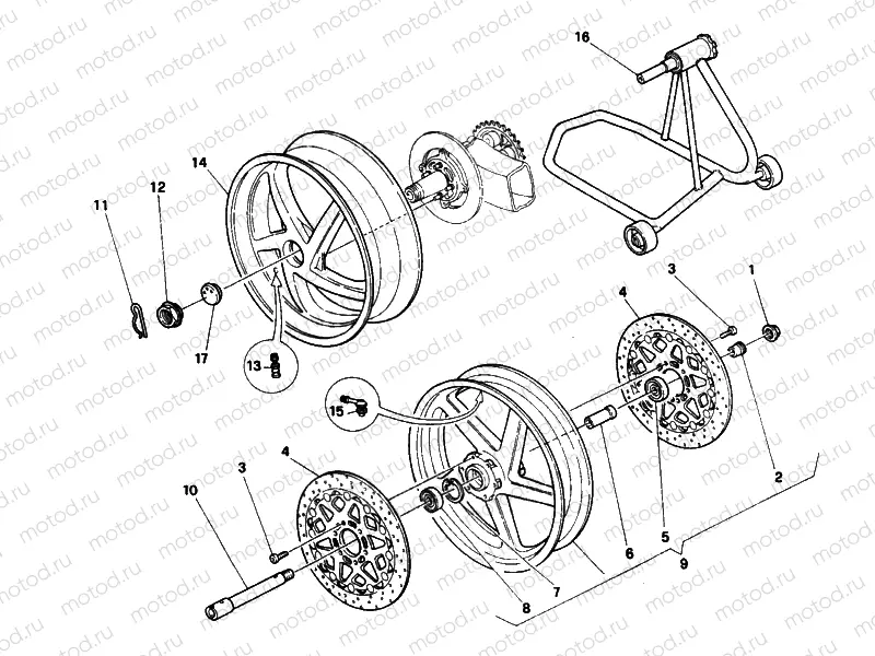 WHEELS » FRONT WHEEL