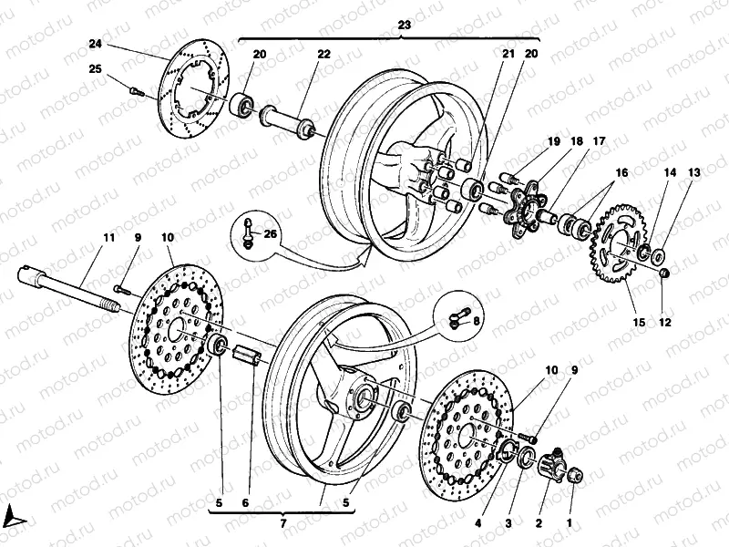 WHEELS » FRONT WHEEL