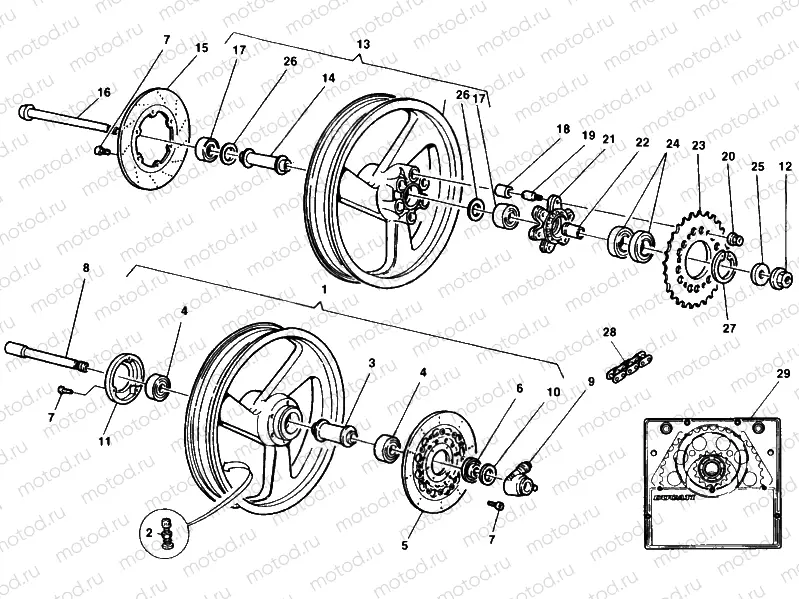 WHEELS » FRONT WHEEL