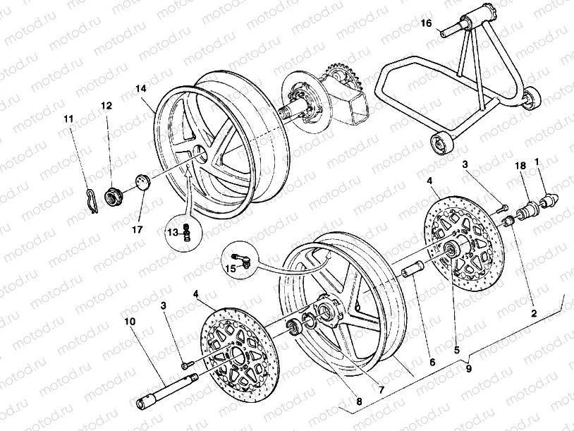 WHEELS » FRONT WHEEL