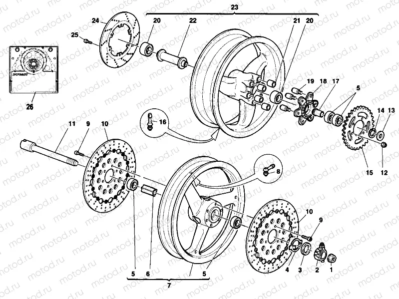 WHEELS » FRONT WHEEL
