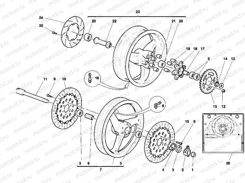WHEELS » FRONT WHEEL