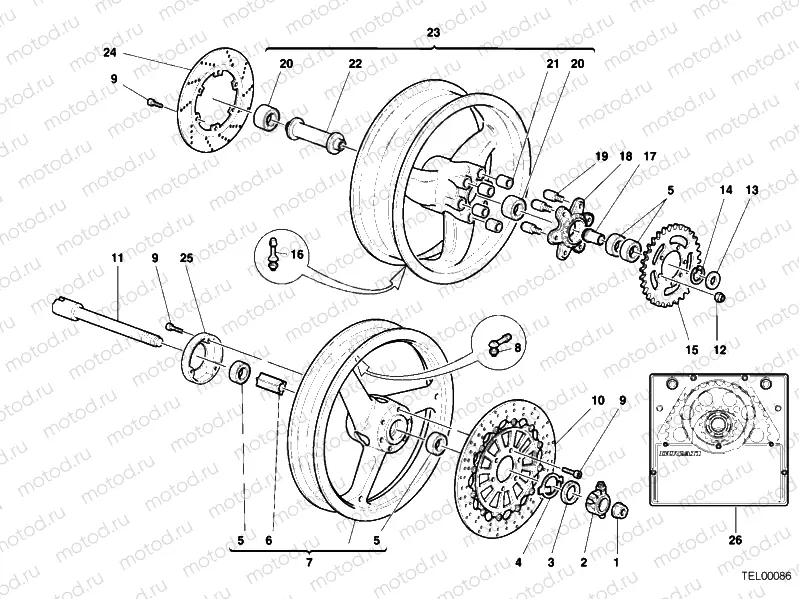 WHEELS » FRONT WHEEL