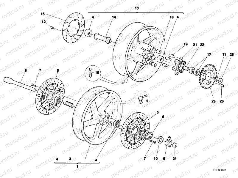 WHEELS » FRONT WHEEL