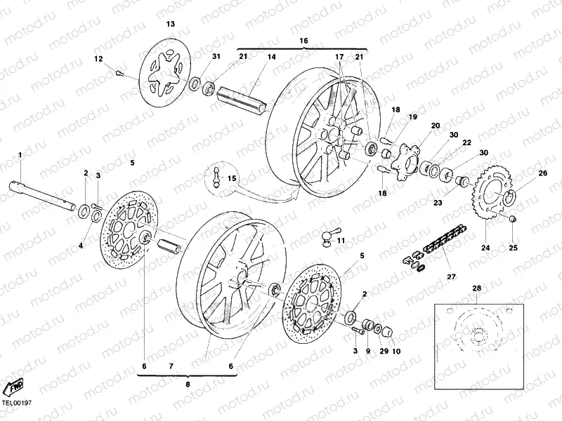 WHEELS » FRONT WHEEL