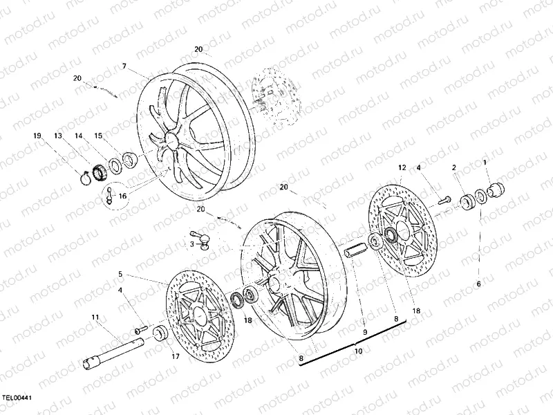 WHEELS » FRONT WHEEL