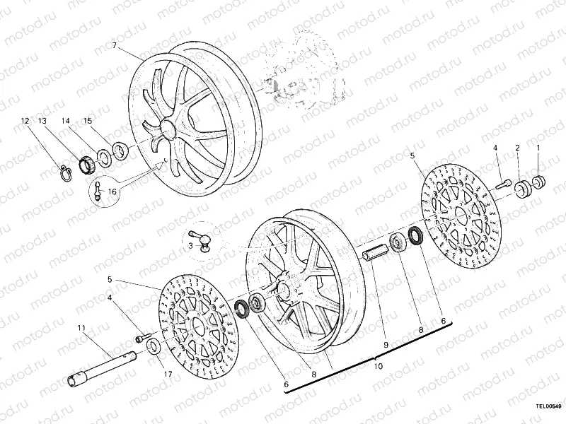 WHEELS » FRONT WHEEL