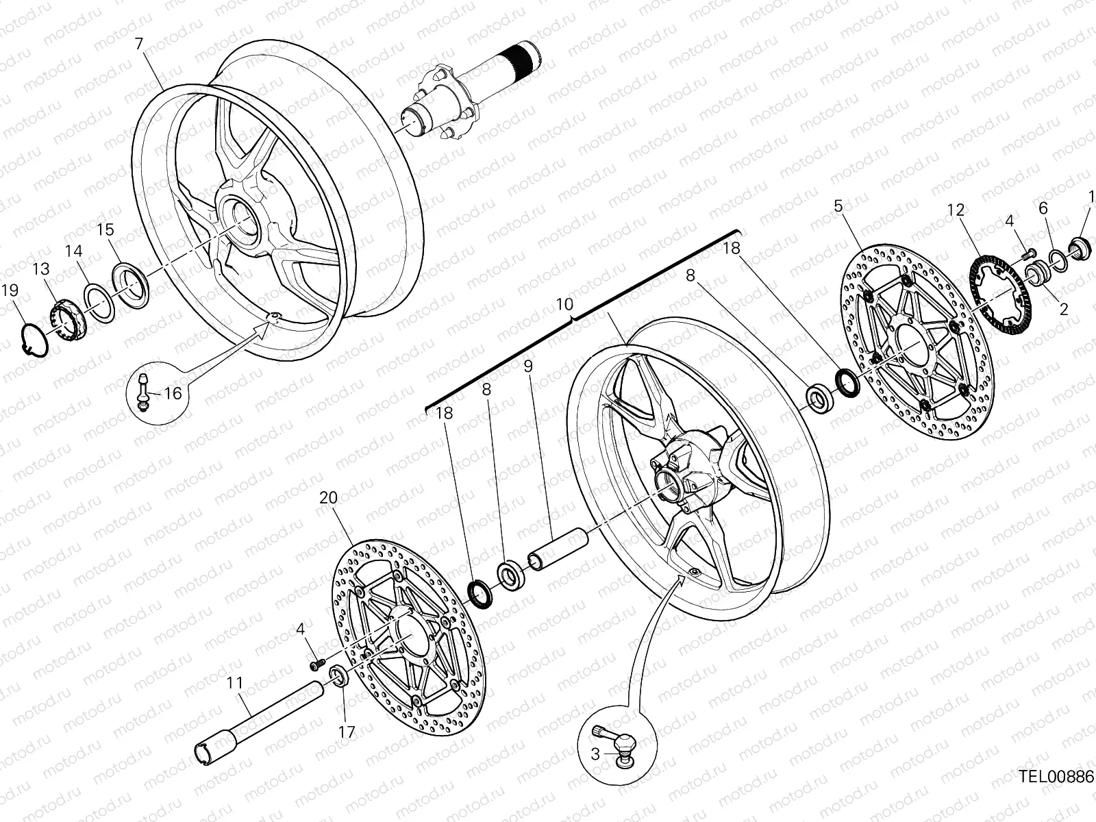 WHEELS [MOD:MS1200SA]