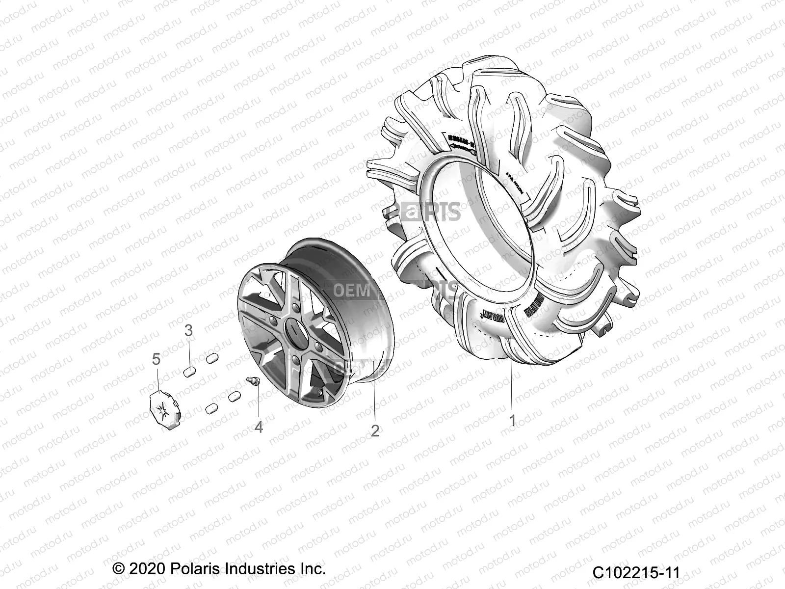 WHEELS | WHEELS, FRONT - A21SXN85A4 (C102215-11)