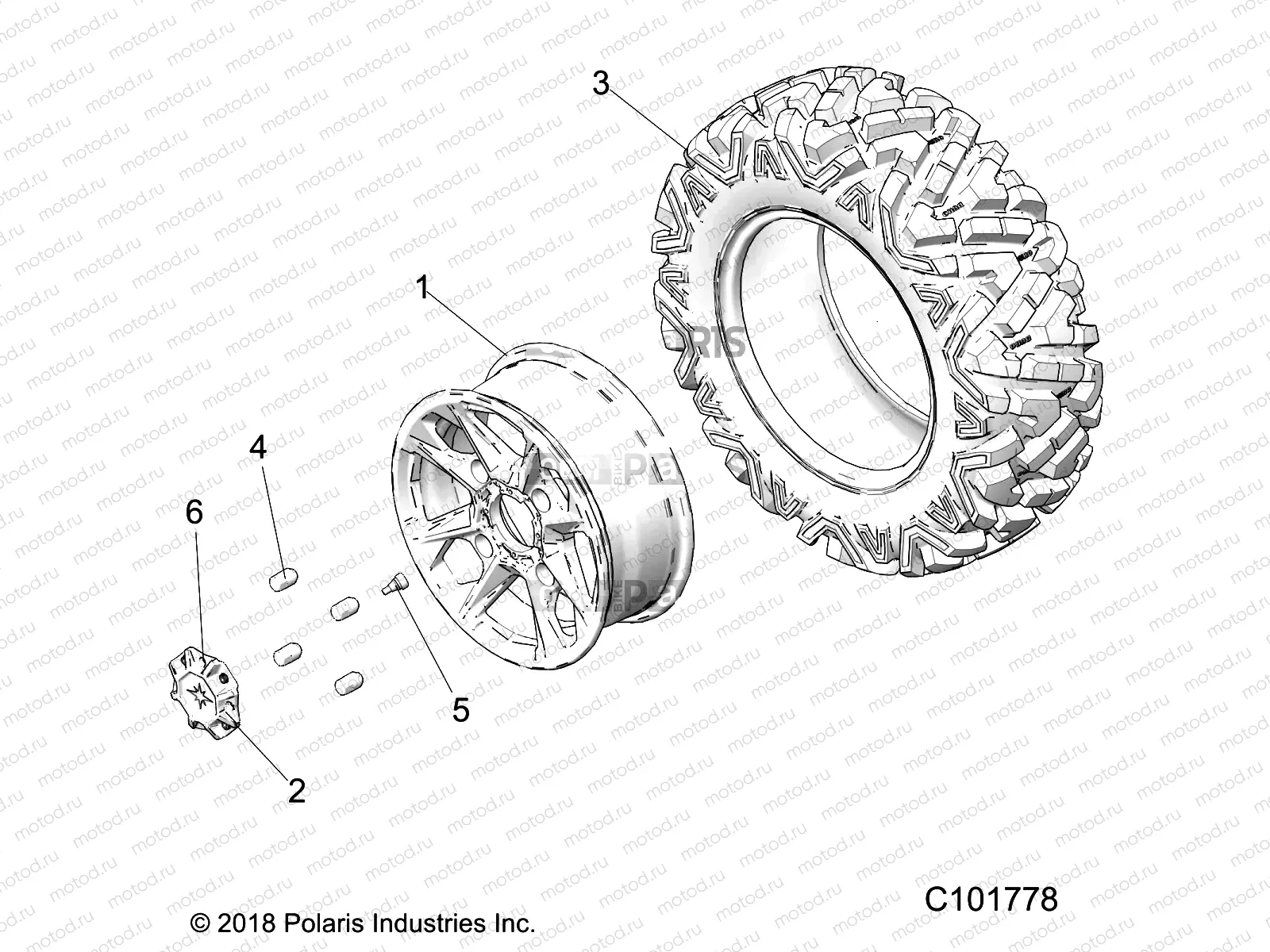 WHEELS | WHEELS, FRONT - A23SLE95PK (C101778)