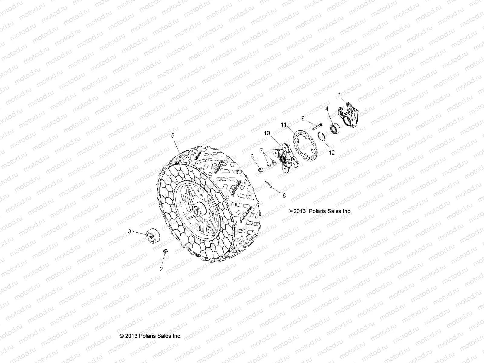 WHEELS | WHEELS, FRONT and HUB - A14YN8EAJ/EAT (49MVWHEELFRT14850WV)