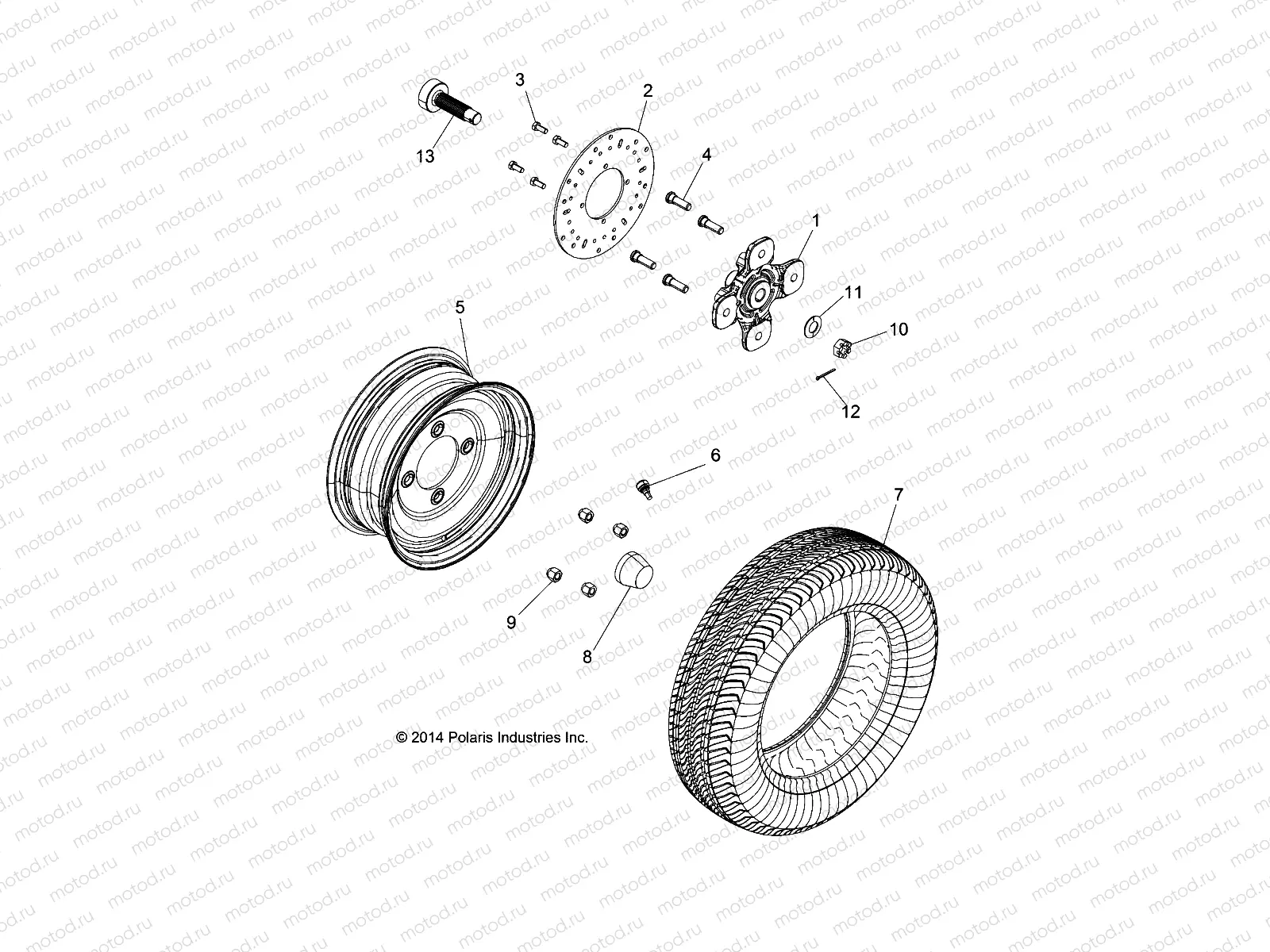 WHEELS | WHEELS, FRONT - L16U2NAFLA (49LEVWHEELSFRT14EM)