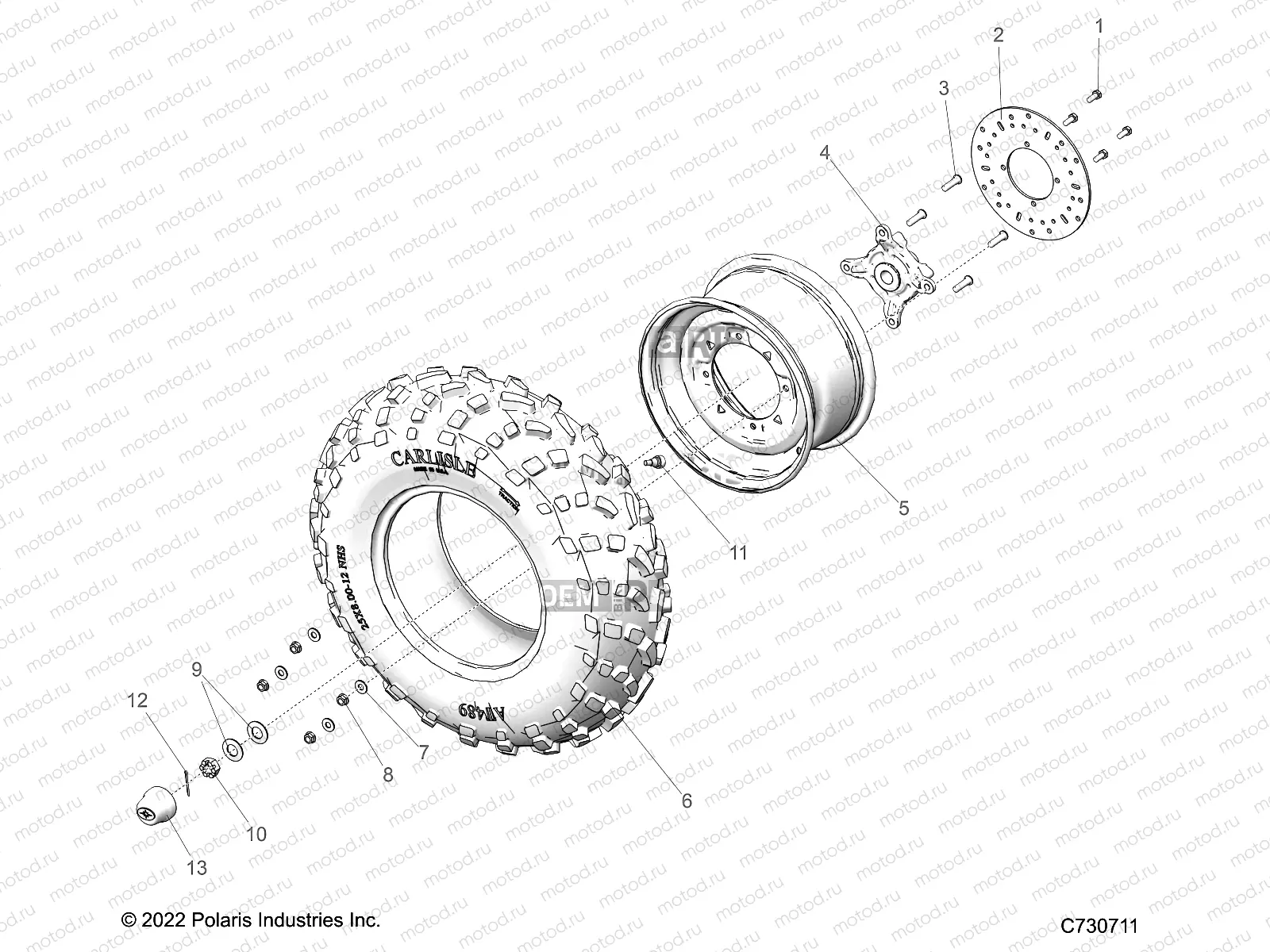 WHEELS | WHEELS, FRONT, PREMIUM - R22M4E57B4/B9 (702676)